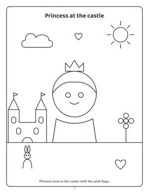 Princess at the castle