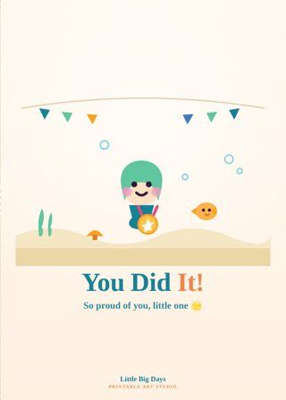 Under the Sea You Did It! Card